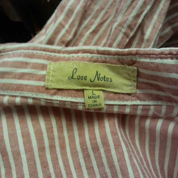 Tie Front Button Down Shirt from Love Bites, L - Picture 4 of 4